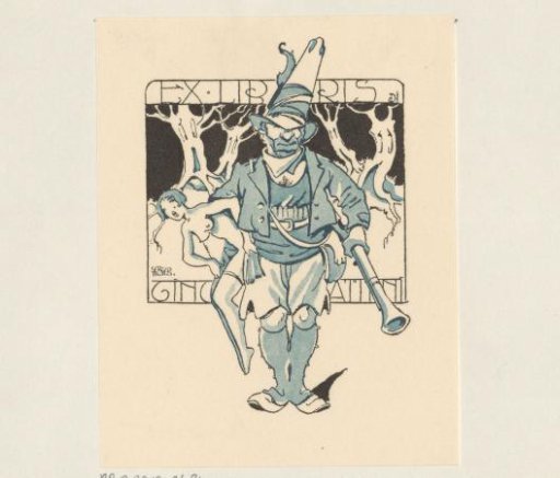 Ex libris of Gino Sabattini