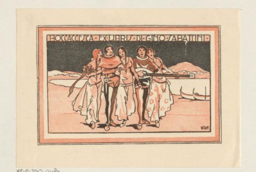 Ex libris of Gino Sabattini