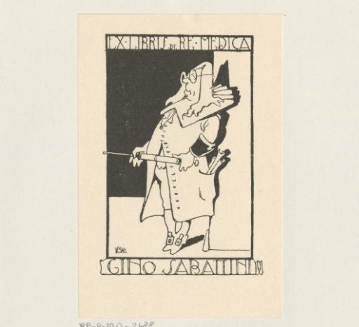 Ex libris of Gino Sabattini
