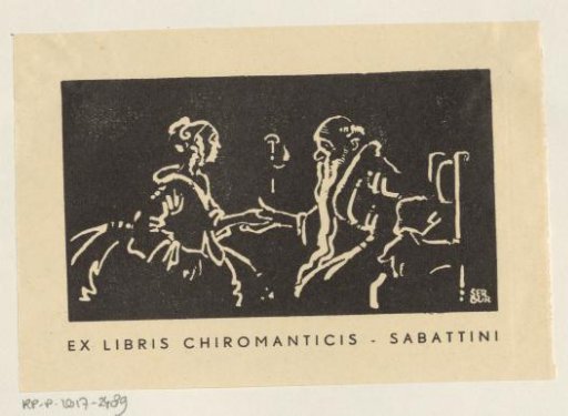 Ex libris of Sabattini