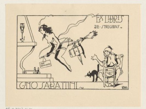 Ex libris of Gino Sabattini