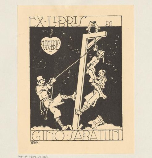 Ex libris of Gino Sabattini