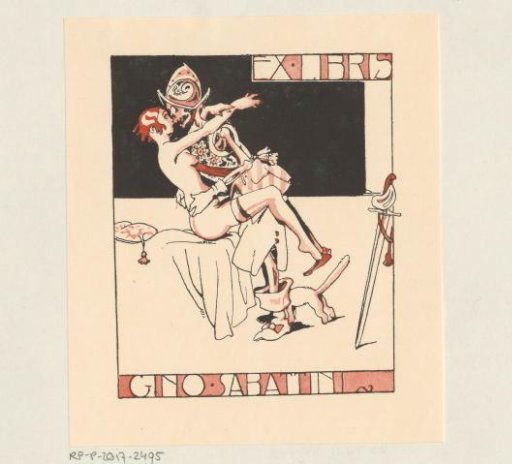Ex libris of Gino Sabattini