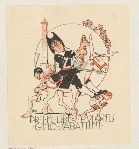 Ex libris of Gino Sabattini