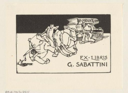 Ex libris of G. Sabattini