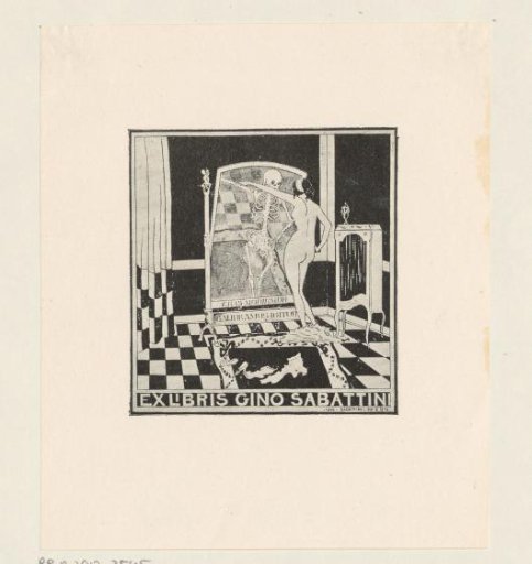 Ex libris of Gino Sabattini
