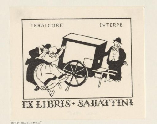 Ex libris of Gino Sabattini