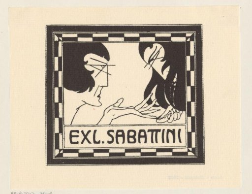 Ex libris of Sabattini