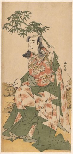 Oda Izuminosuke with bamboo branch