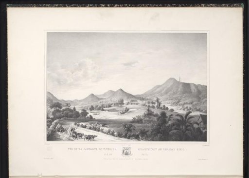 View of the estate Tjicoppo at Buitenzorg