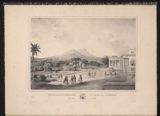 View of the Botanical Garden at Buitenzorg