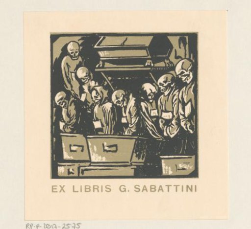 Ex libris of G. Sabattini