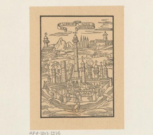 Ex libris of Gino Sabattini