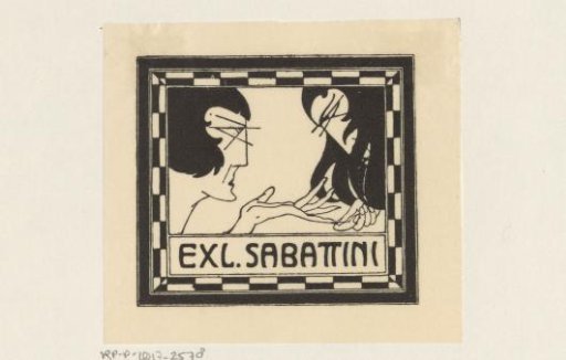 Ex libris of Sabattini