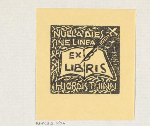 Ex libris of Hjørdis Thinn