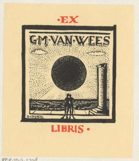 Ex libris of G.M. van Wees