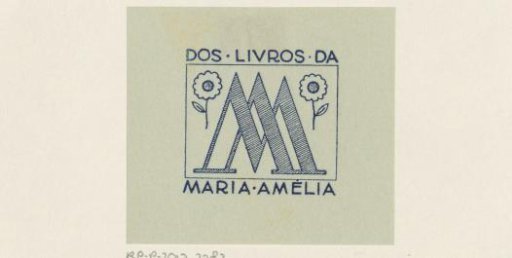 Ex libris of Maria Amélia