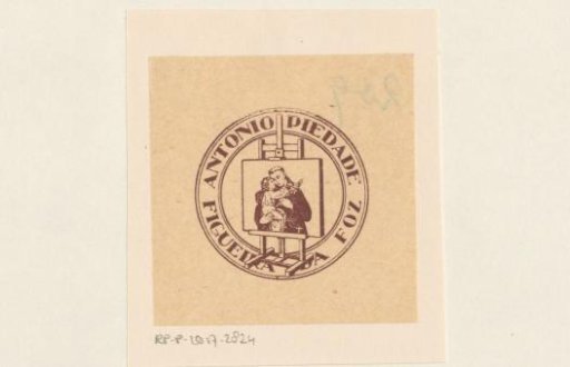 Ex libris of Antonio Piedade
