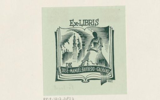 Ex libris of José Manuel Barbedo Galhano