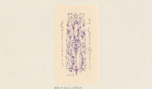 Ex libris of J. Cardoso Goncalves