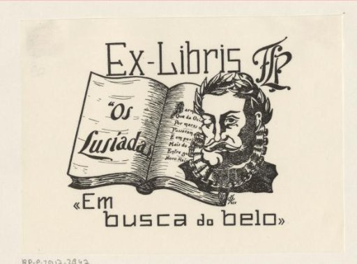Ex libris of F.L.P.