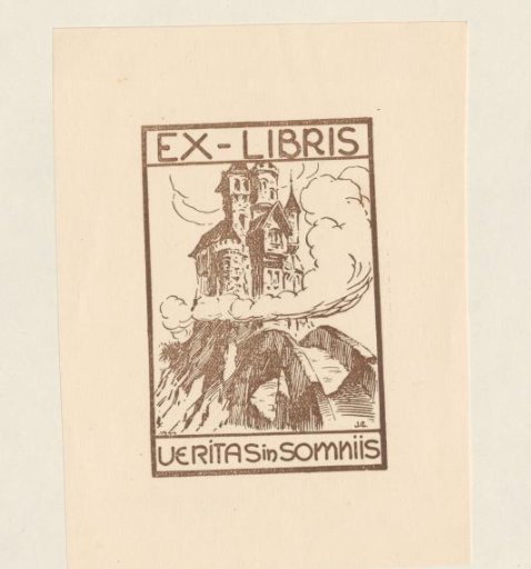 Ex libris of an unknown person