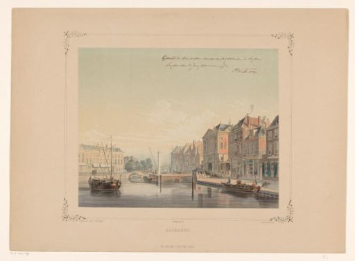 View of the Aalmarkt in Leiden