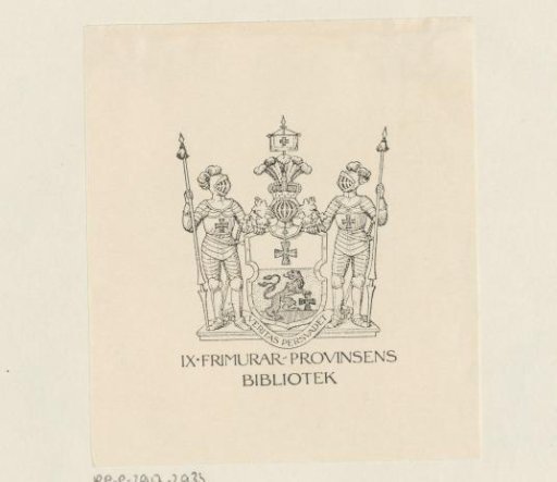 Ex libris of the Frimurar-Provinces Bibliotek