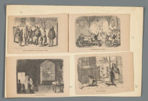 Four illustrations from: Peter Parley's Tales About Christmas