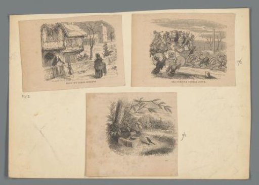 Three illustrations from: Peter Parley's Tales About Christmas