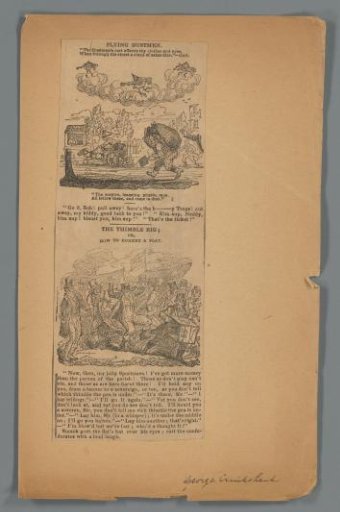 Two scenes from: The gallery of 140 comicalities