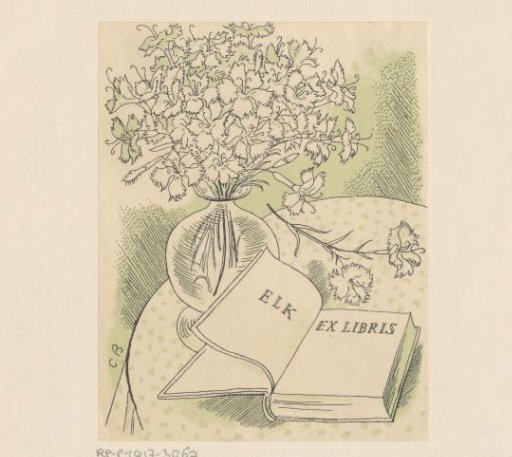 Ex libris of E.L.K.