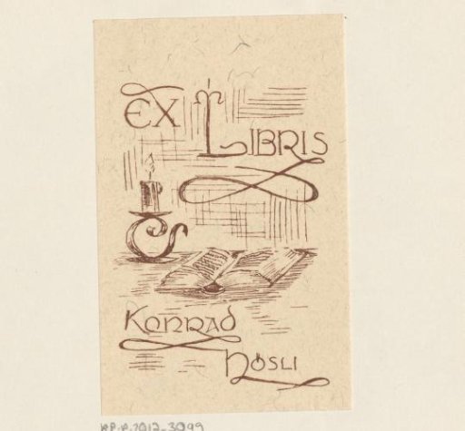 Ex libris of Konrad Hösli