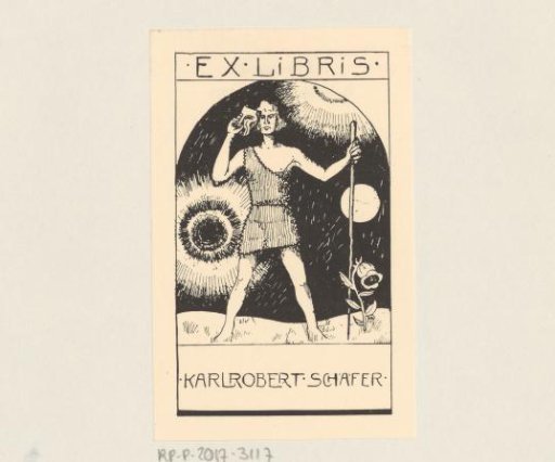 Ex libris of Karl Robert Schäfer