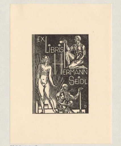 Ex libris of Hermann Seidl