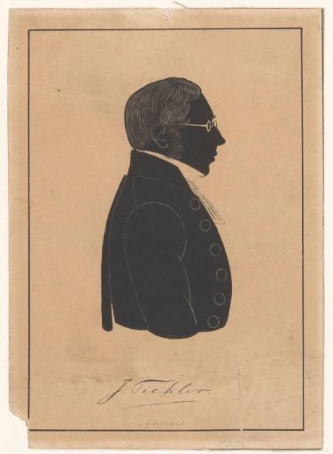 Silhouette portrait of Jacob Tichler