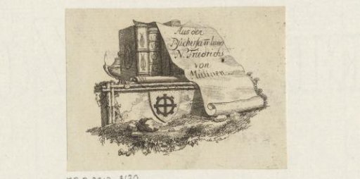 Ex libris of N. Friedrichs von Mülinen