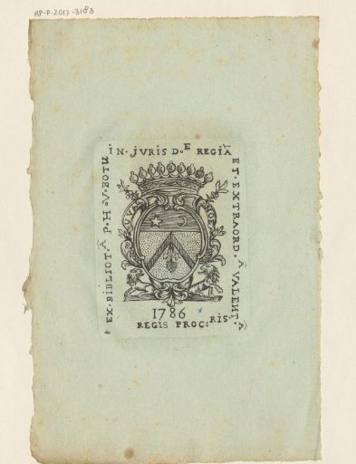 Ex libris of P.H. v. Botuin