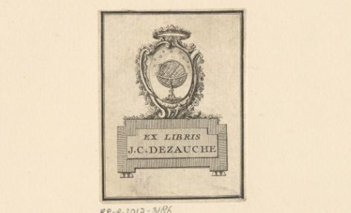 Ex libris of J.C. Dezauche