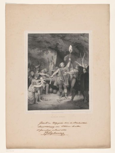 Julius Civilis swearing an oath against the Romans