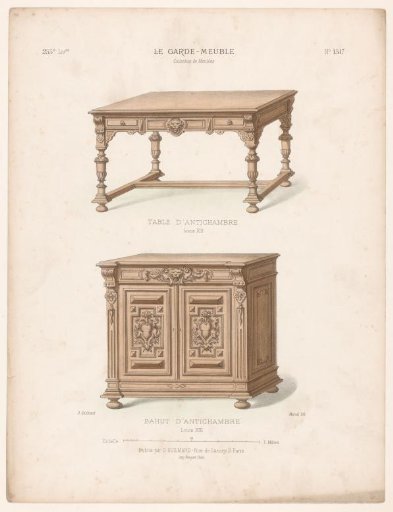 Table and sideboard