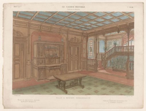 Interior of a dining room