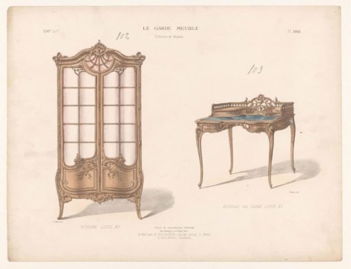 Display case and desk