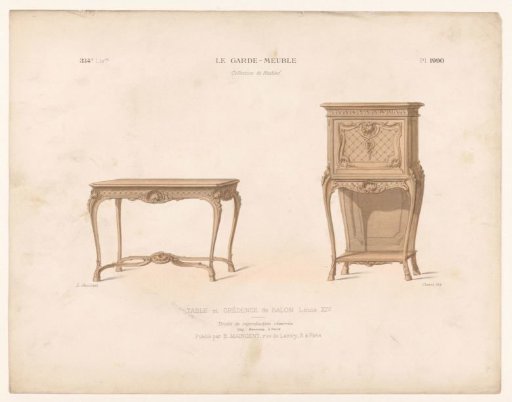 Table and sideboard