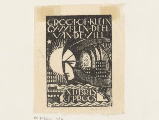 Ex libris of C.F. Proos