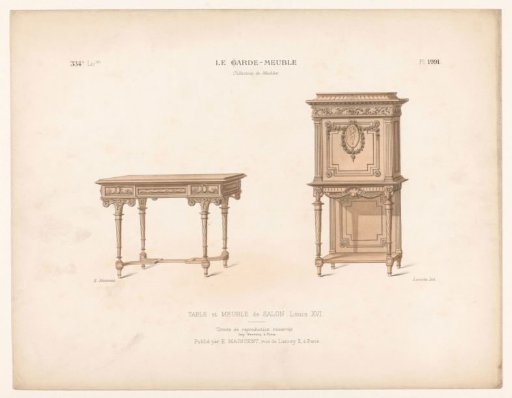Table and sideboard