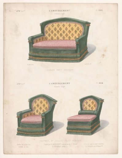 Sofa, armchair and chair