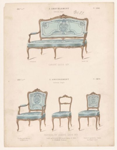 Sofa, armchair and two chairs