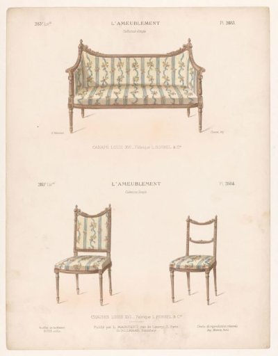 Sofa and two chairs