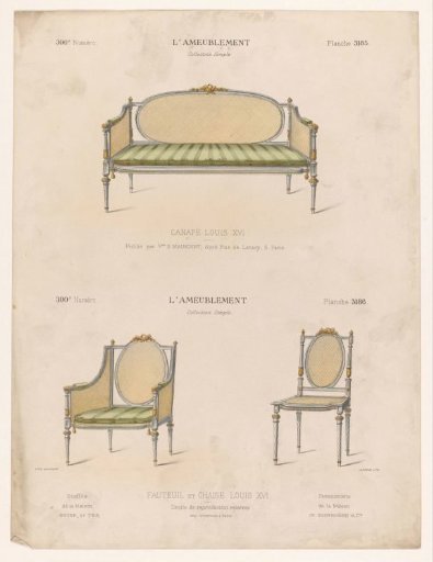 Sofa, armchair and chair